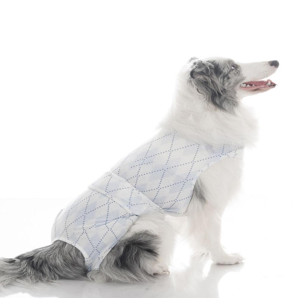 

Sleeveless Dog Sterilization Suit Anti-Licking Dog Sanitary Pants Medium Large Dogs 3XL белый