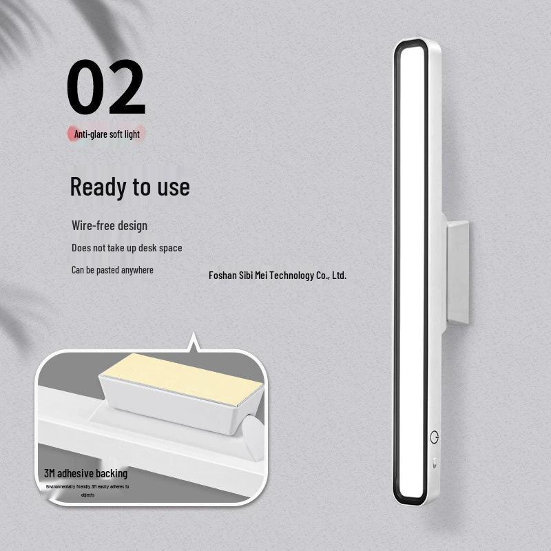 Rechargeable LED Desk Lamp with Magnetic Base - Eye Protection for Studying and Bedside Use