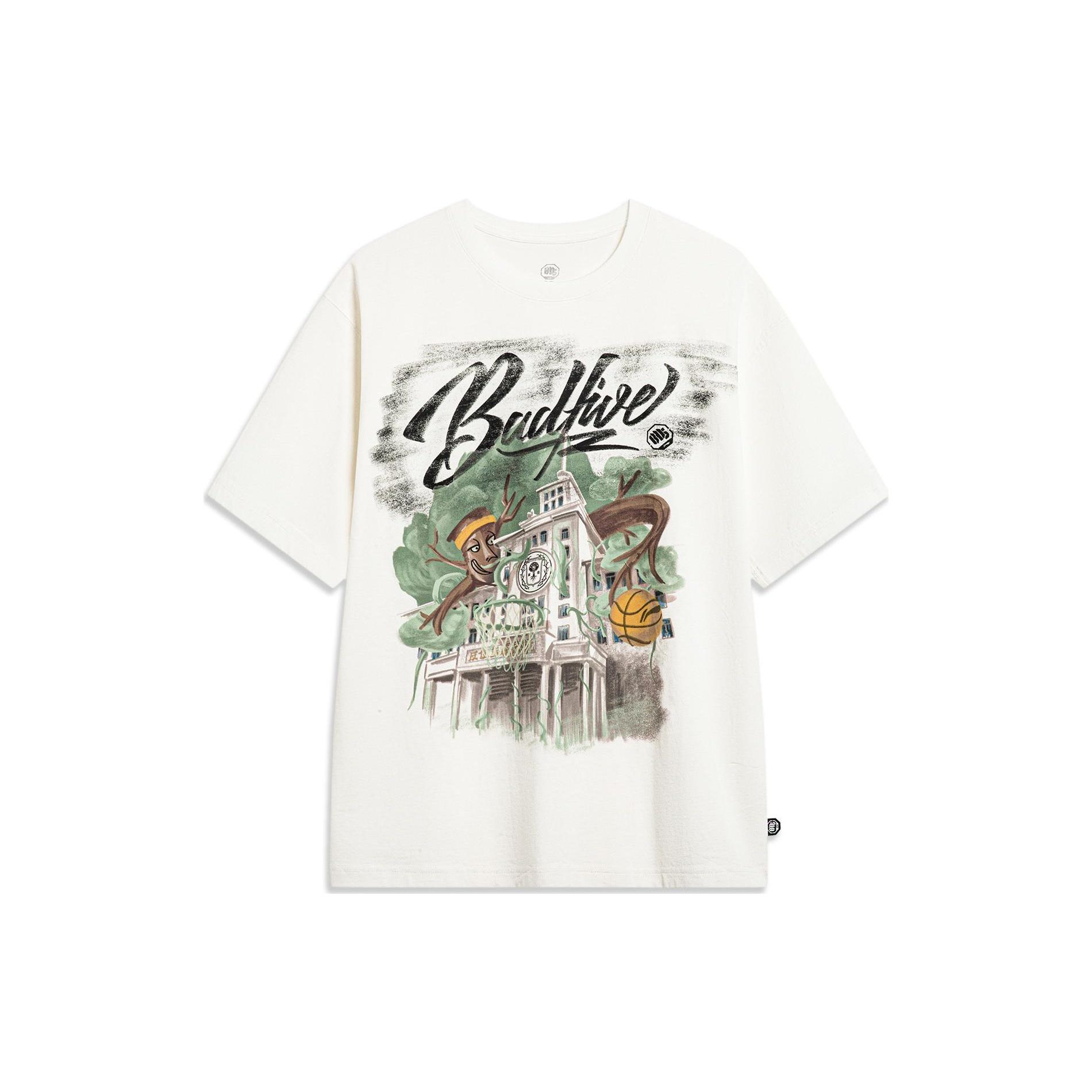 Li-Ning BadFive Short Sleeve T-shirt White Men s AHST509-1 XL