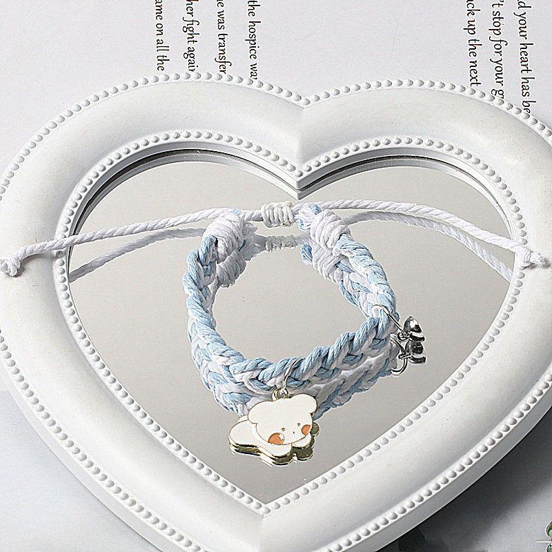 Cinnamoroll Knitted Magnetic Bracelets - Cute Cartoon Bestie Gifts for Women