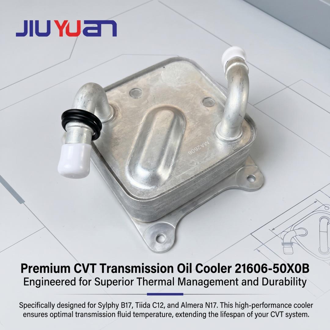 Jiuyuan 21606-50X0B CVT Transmission Oil Cooler for Sylphy, Tiida, Almera None