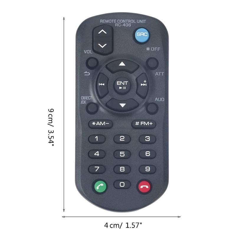 RC-406 Remote Control for Kenwood Car Radio KCA-RC406 KDC-X997 KDC-BT955HD Remote Controller Wear-resisting Controller