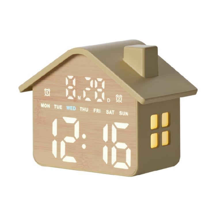 

Bedsides Digital Alarm Clock For Children Offering Gentle Night Light And Accurate Timekeeping Function Two Alarms жёлтый