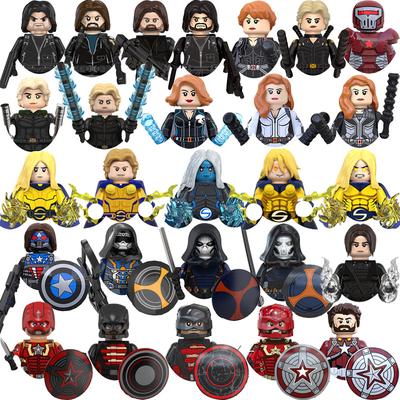 Thunderbolts Black Widow Bausteine Daredevil Steine Taskmaster Für Spielzeug Geschenke Kinder Mini Actionfiguren Party GESCHENKE