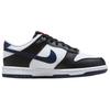 New Nike Dunk Low Black White Midnight Navy GS HJ9202-001