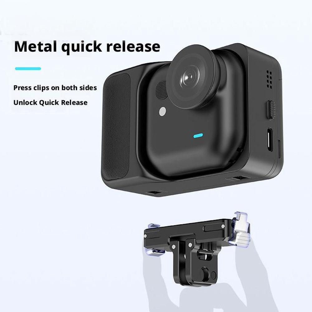 Metal Magnetic Quick Release Base For Insta360 Go Ultra Aluminum Alloy Extension Mount Adapter Holder Bracket Camera Accessories