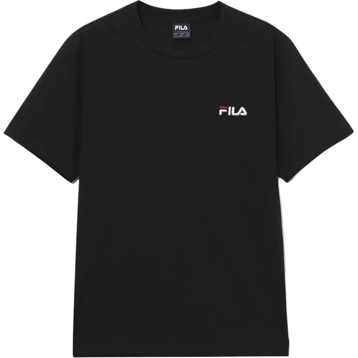 FILA Letter Round Neck Pullover Short Sleeve T-Shirt Unisex Tops FS262RS01X041001 S