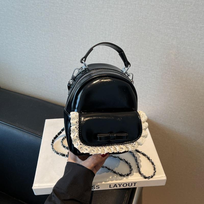 

Niche backpack women s new trendy fashion versatile commuter small backpack high-end hand bag чорний