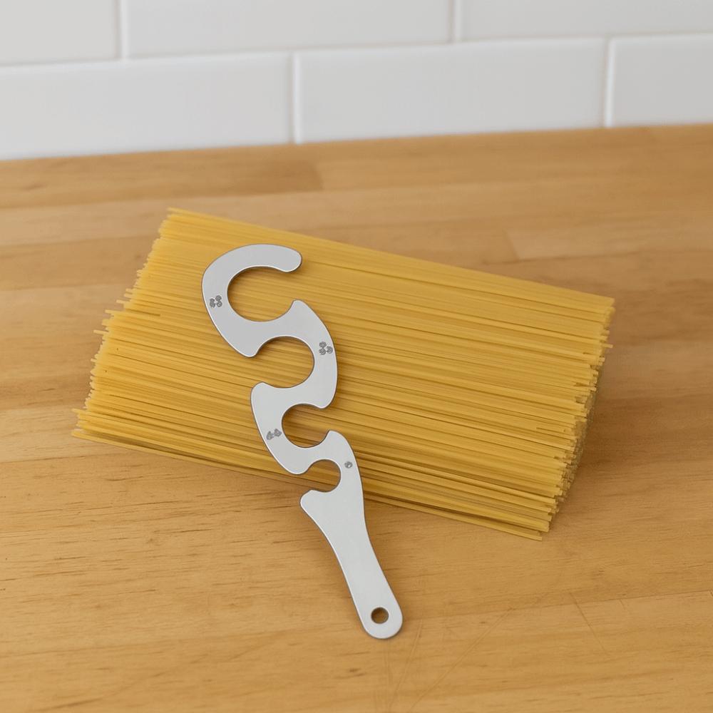 4 Holes Spaghetti Measure Tool Stainless Steel Noodle Measure Pasta Measuring Scale  Kitchen