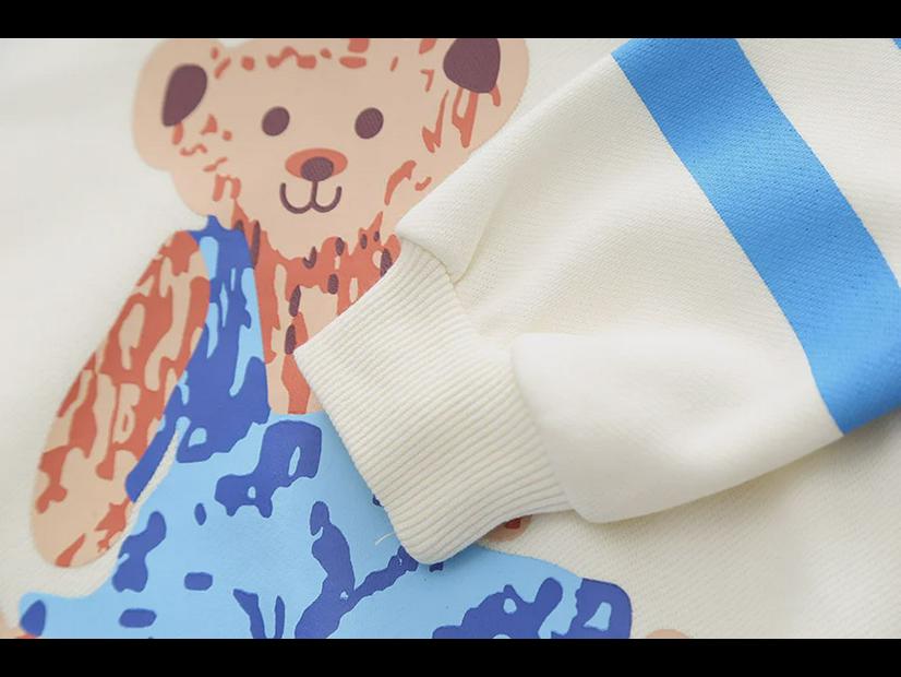 Herbst/Frühling Bär Casual Jungen Zwei-Stück Koreanische Anzug