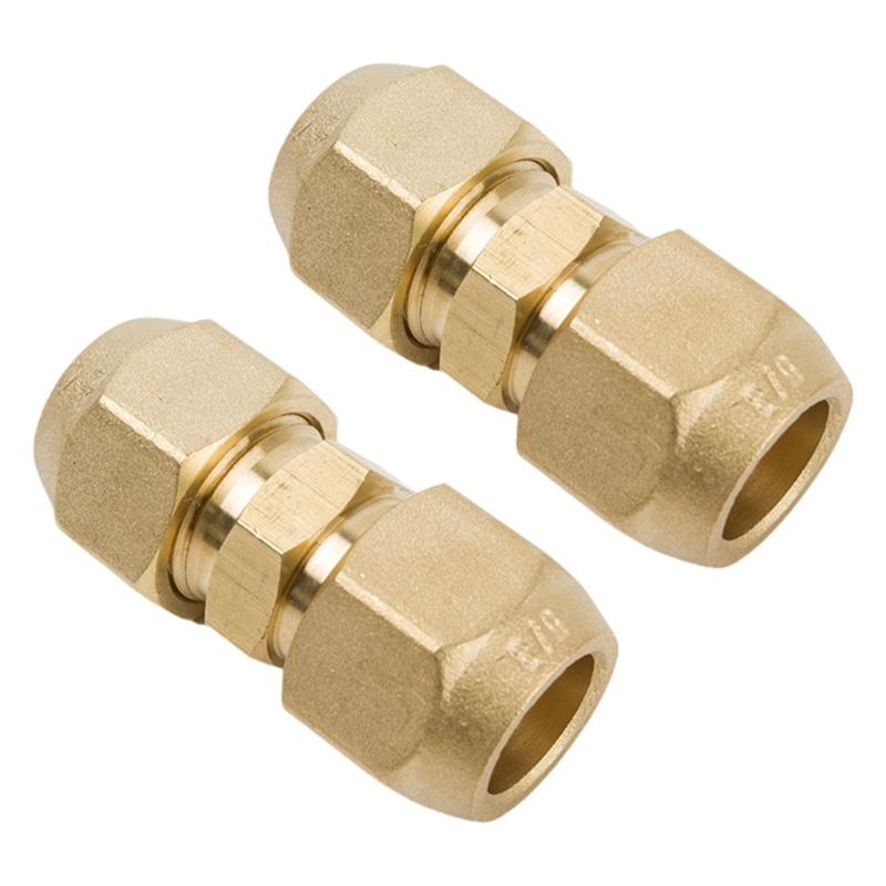 

Accuracy Engineered Double Port AC Copper Tube Coupling Corrosion Resistant Brass Construction for Split System Install
