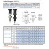 M8 M10 M12 M16 Fine Thread Long Index Bolts, Indexing Plungers,Locking Pin ,Locking Spring Screw,Aluminum Knob Plunger