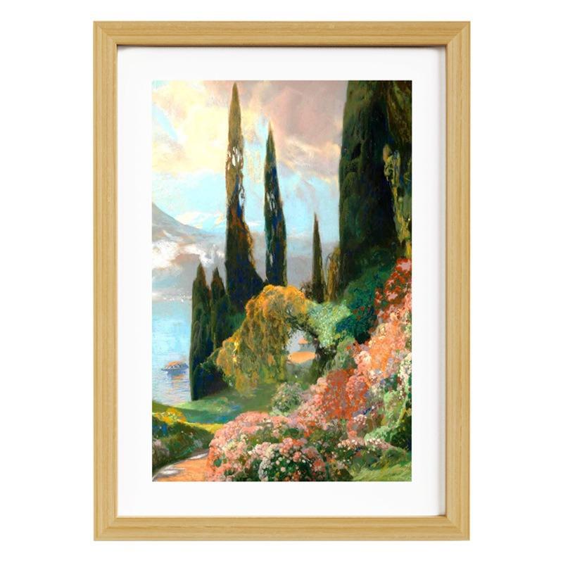 Large Size Wooden Photo Frame Wall Gallery Rectangle Minimalist Style Extra Big Picture Frame Set for Living Room and Bedroom