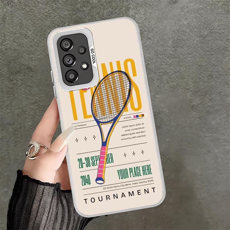 

Tennis Sport Shockproof Phone Case for Samsung A17 A16 A15 A14 A37 A57 A36 A56 A26 A35 A55 A25 A34 A54 A24 A13 A23 A33 A53 A07 A Samsung A35