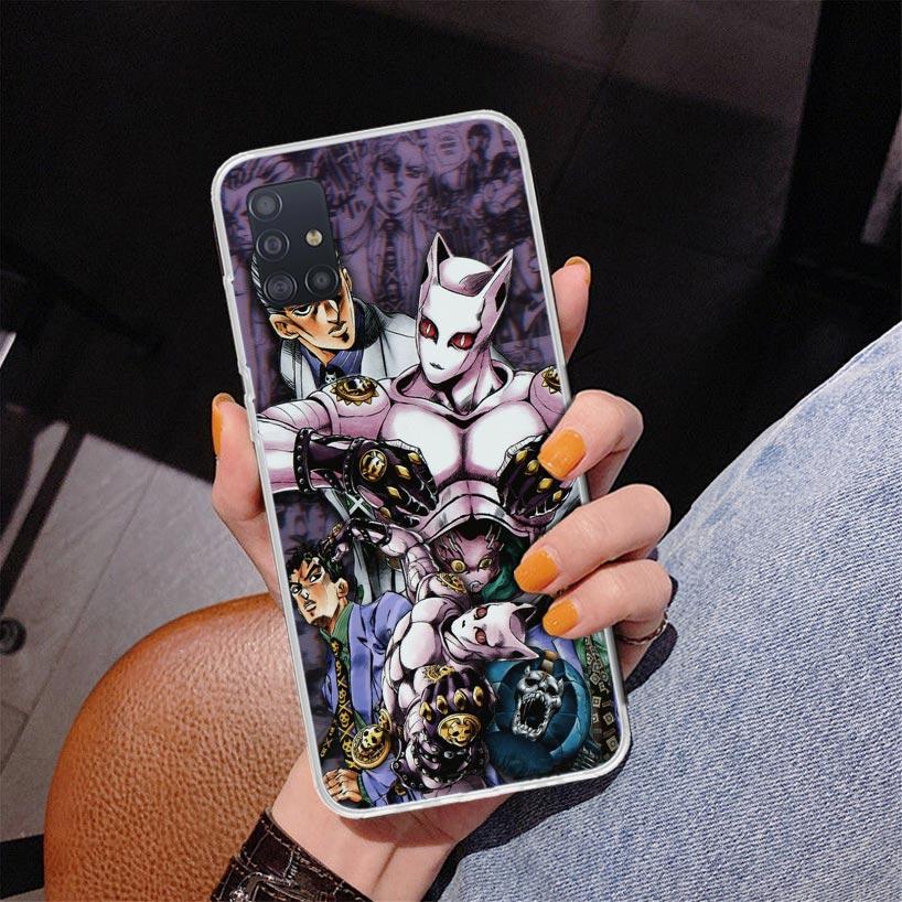 JoJo Adventure Killer Queen Phone Case For Samsung Galaxy A52 A32 A22 A12 A51 A31 A50S A30S A20S A10S Note 20 Ultra 10 Plus S10