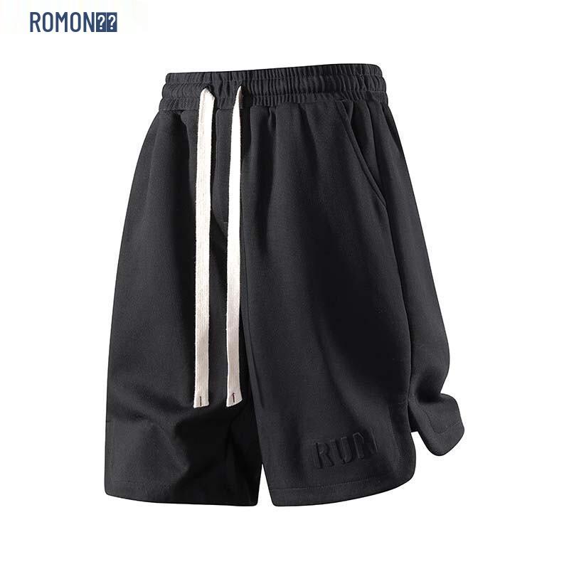 Romon Men s Casual Loose Straight Fit Cargo Shorts M