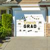 Car Sticker Magnetic Decal Graduation Cap Decoration Refrigerator Magnet Garage Door Bumper Sticker Reflective Car Decor