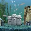 Sunken Underwater Landscaping Ornaments Imitation Stone Small Buddha Statue Ornament