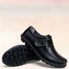 Genuine Leather Shoes Women Soft Flats Elastic Mother Shoes Comfortable Casual Walking Driving Shoes Non-slip