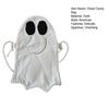Ghost Candy Bag Spooky White Ghost Goodie Bags Fabric Ghost
