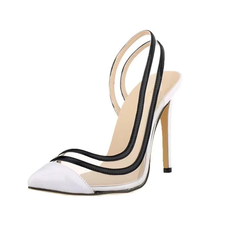 New Slingbacks Women Pumps Sexy High Heels Pointed Toe Stiletto Summer Shoes Woman Party Wedding