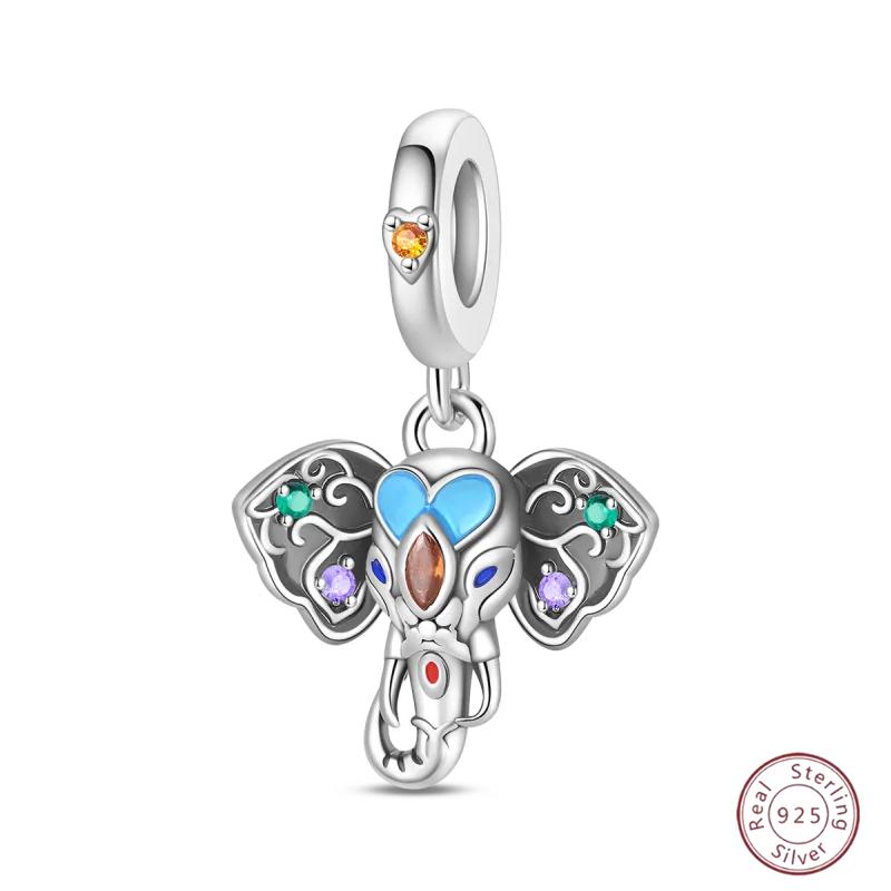 Firefly Cute Cats And Dogs Beaded Copper Pendant Suitable For Original Charms Bracelet Diy Exquisite Women Jewelry