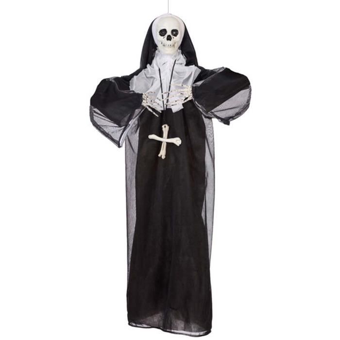 Décoration à Suspendre - Bonne Soeur - Halloween - Noir - Intérieur - Mixte