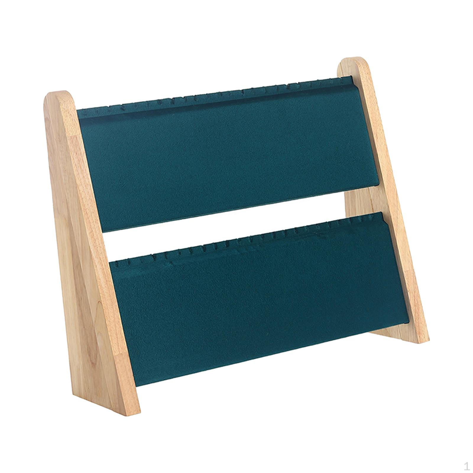 

Подставка для ожерелья, держатель-цепочка, украшение, 2 слоя, сложенный органайзер для хранения ювелирных изделий, подвеска для