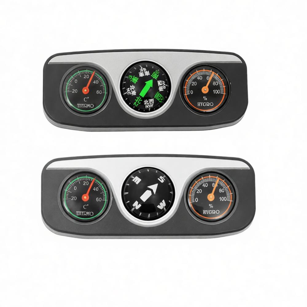 Auto Kompass Thermometer Multifunktion Armaturenbrett Dekoration Innenzubehör Navigation Fahrzeug Richtungsfinder Werkzeug