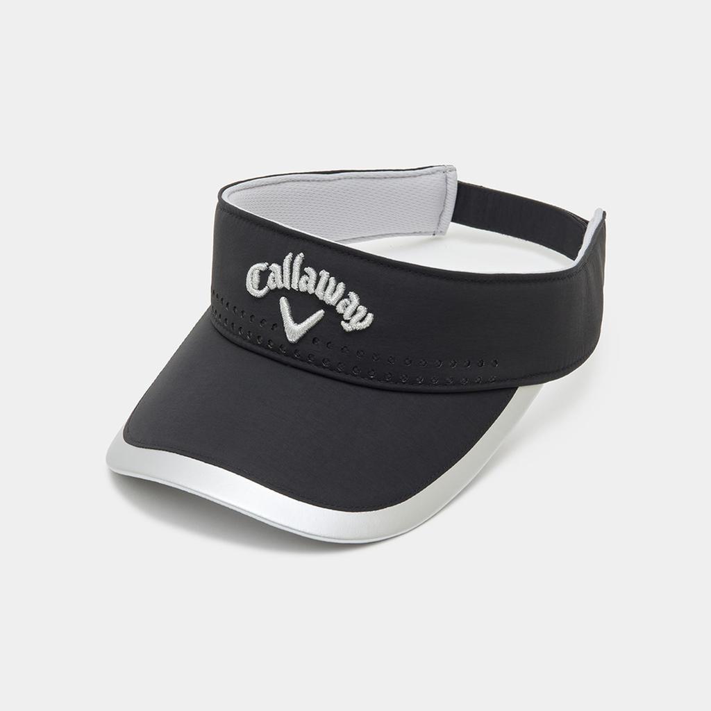 [Callaway] Women's Sun Visor (Adjustable Size)  Golf Hat  C25191206 1010Black FR