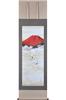 Sunny Town Gallery Hanging Scroll Red Fuji and Two Cranes by Shuzan Suzumura 150cm X 54.5cm