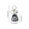 Keychain Keyring Atmosphere Key Rings Astronaut Kitten Decor Cute Claw Machine Couple Gift