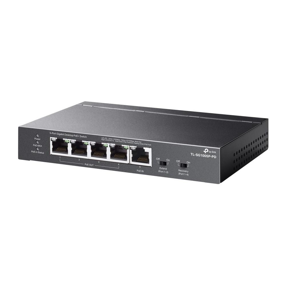 TP-Link TL-SG1005P-PD Network Switch 5 ports PoE Black