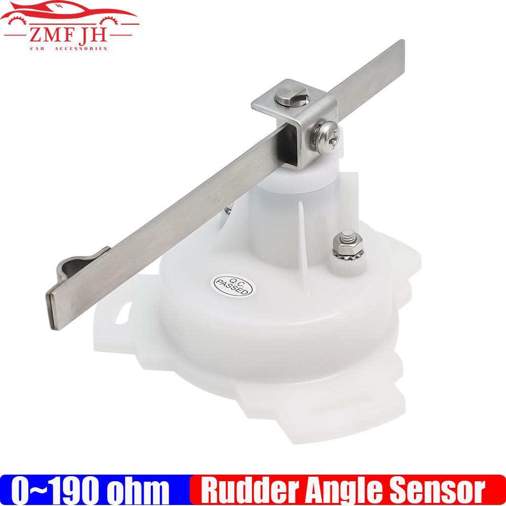 ZMFJH 0-190ohm Waterproof Boat Marine Rudder Angle Indicator 8 Color Backlight 52MM Rudder Angle Gauge Meter STBD-PORT 12V24V
