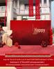 Custom Double Happiness Wedding Backdrop for Outdoor Courtyard Welcome Photo Area