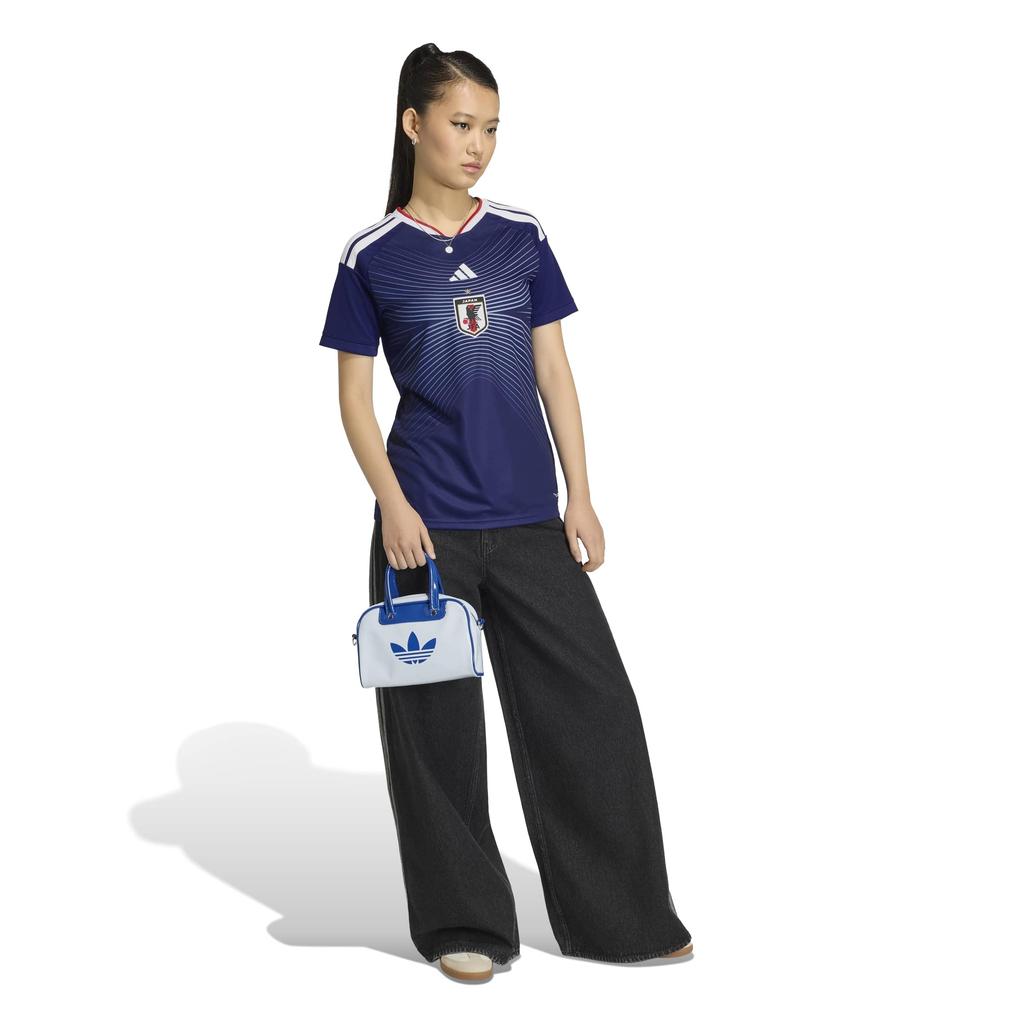 Adidas 2026 Japan Women's National Team Home Replica Short Sleeve T-Shirt, Women's, TV051, Japan Blue/Ash Blue (JZ9684), Size M