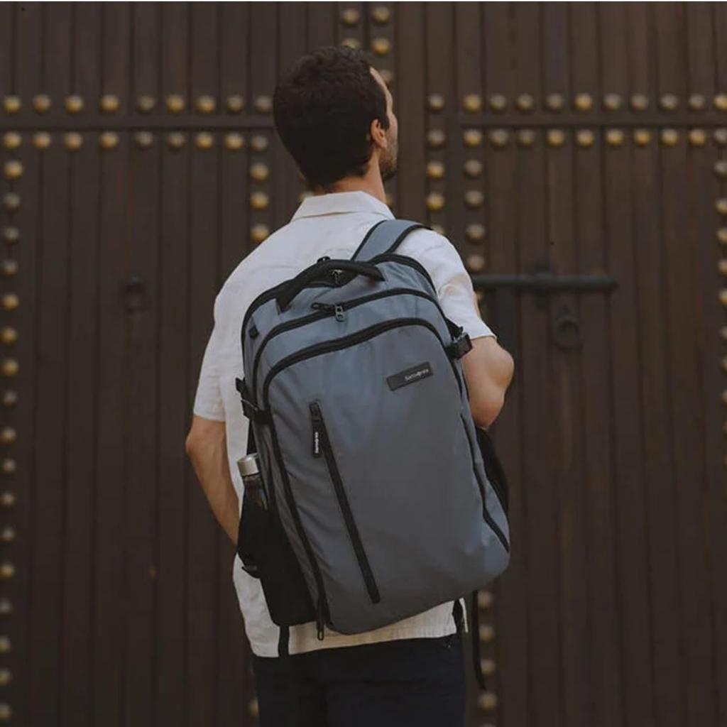 Lauder PC business school large capacity [Samsonite] Backpack, compatible, water-repellent, bag, bag, rucksack, backpack, lightweight, 39.5L (Black)