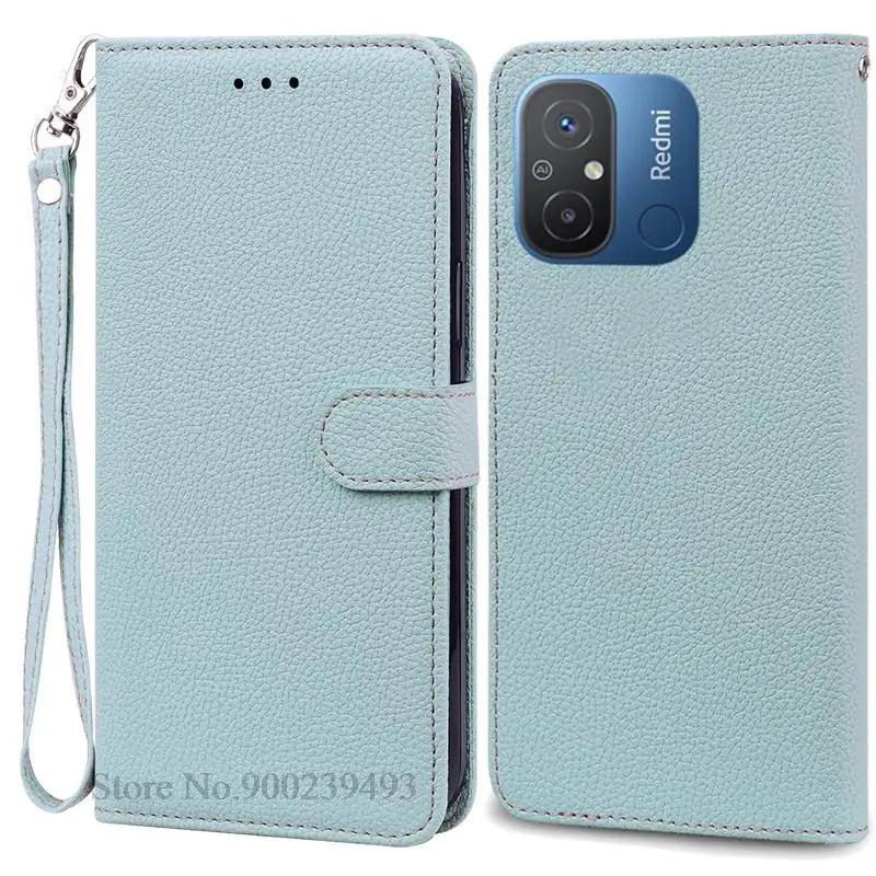 16 Farben Redmi 12C Hülle für Xiaomi Redmi 12C Hülle Leder Brieftasche Flip Case für Redmi 12C 12 C redmi12c Schutzhülle Kartensteckplatz Halter Abdeckung