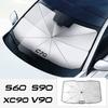Vdrcj7 Suitable for Volvo XC90 XC60 C30 T6 S60 C70 XC40 V40 XC70 V60 V50 S80 S40 AWD V90 S90 Car Front Sunshade Car Windshield Sunshade