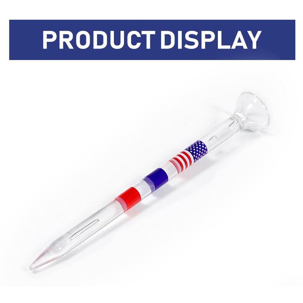 Bacchette da Golf, Bacchette da Golf in Plastica Trasparente, 8.3cmx2.3cm Bacchette da Golf Lunghe Indistruttibili Accessori da Golf all'Ingrosso per Uomini Donne Allenamento Outdoor 50 PZ/100 PZ