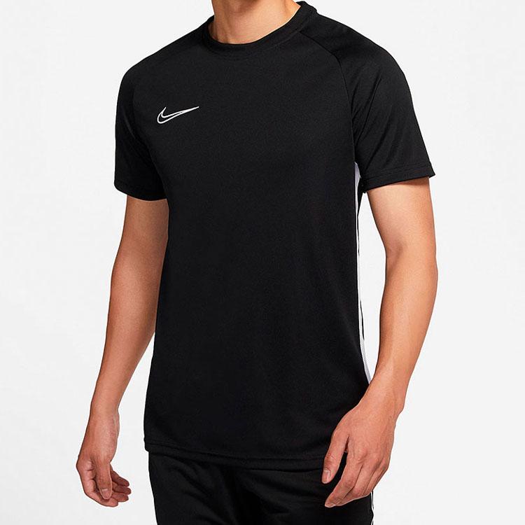 Nike Dri-Fit Solid Logo Performance Crew-Neck T-Shirt Men Tops Black DB6587-011