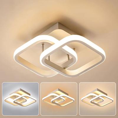 Modern Celing Lamp 85-265V Metal Ceiling Chandelier Three-tone Light Celing Lamp for Living Room Corridor Balcony Home Decor