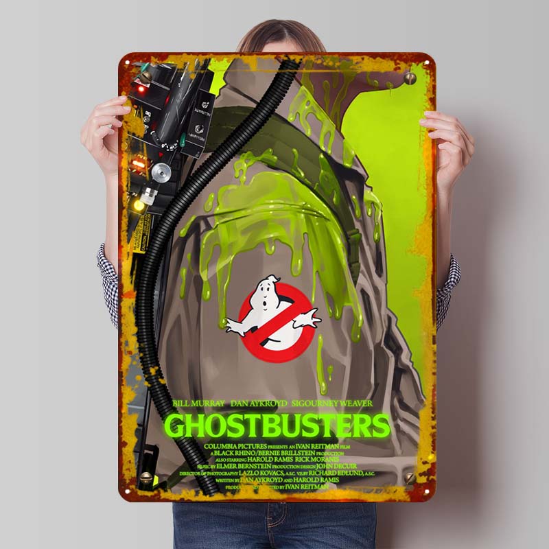 Classic Movie Metal Poster Wall Art Mural Custom Vintage Metal Tin Signs for Wall Art Decoration Man Cave Room Wall Sign Deco