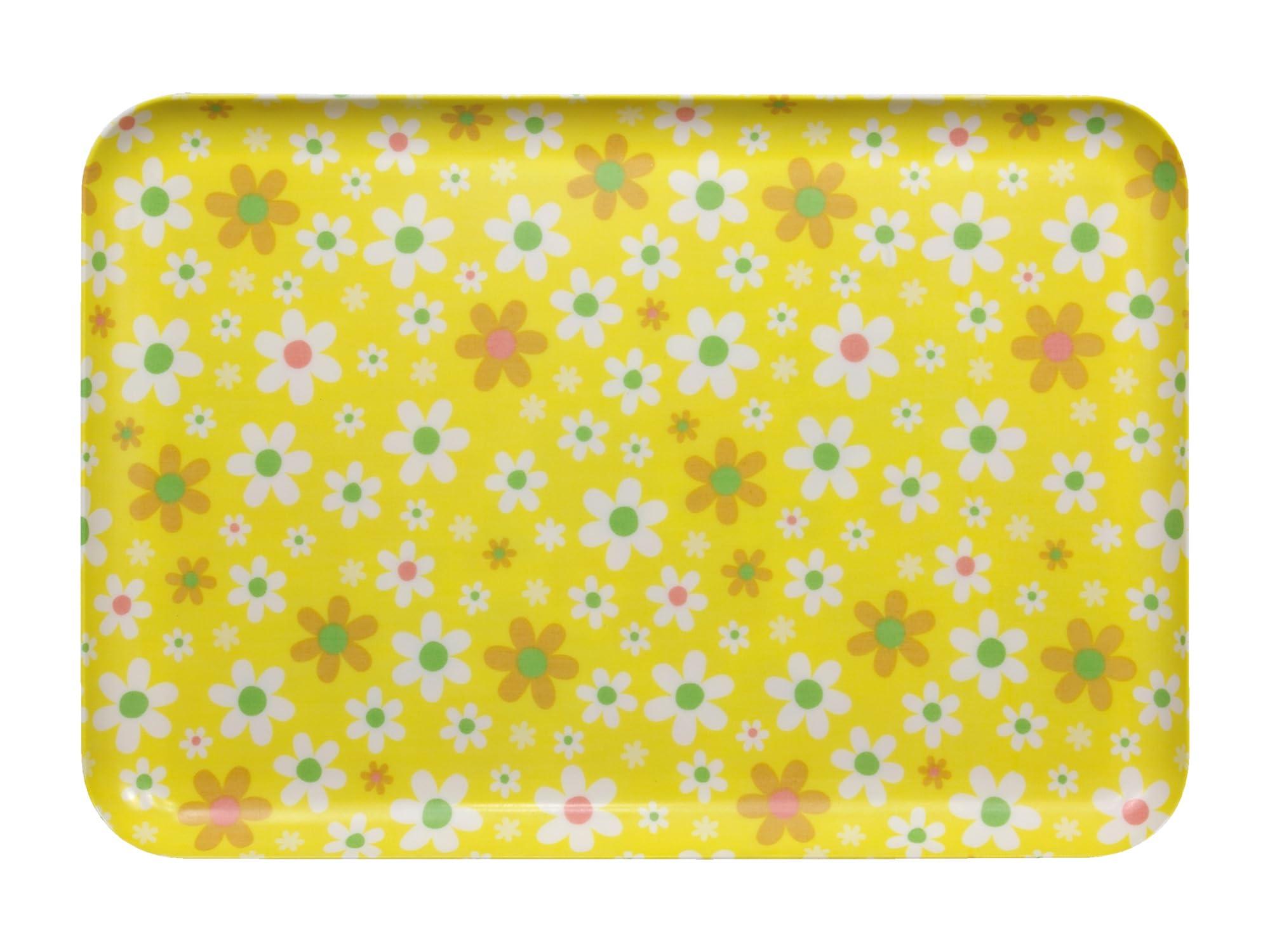 

TATSU-CRAFT NR Tray, Large, 39cm, Standard Collection, March Yellow, with Non-Slip Surface, Microwave-Safe, Stylish Kitchen Tray, Plastic, Available