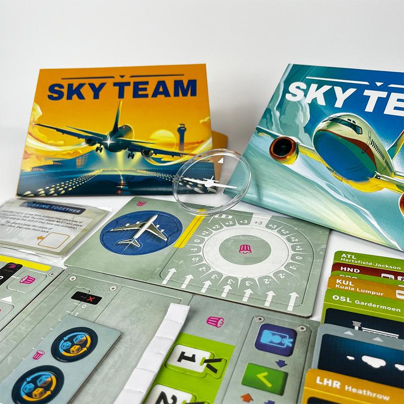 Sky Team Kooperativní kostková hra - Zábavná desková hra na večírky a pro 2 hráče