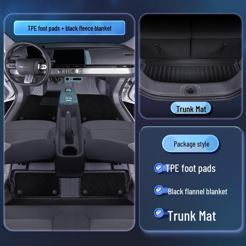 Changan Lumin Nuo Mi Corn Car TPE Foot Mats – Full Interior Carpet Set