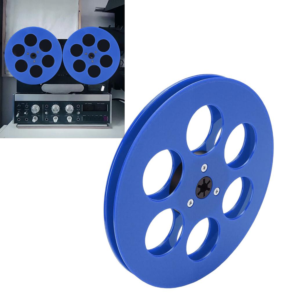 1Celsius4 7 Inch Empty Tape Reel Fit for   Studer Reel to Reel Take Up Reel with 6 Holes NAB Hub Replacement Opening Machine Part