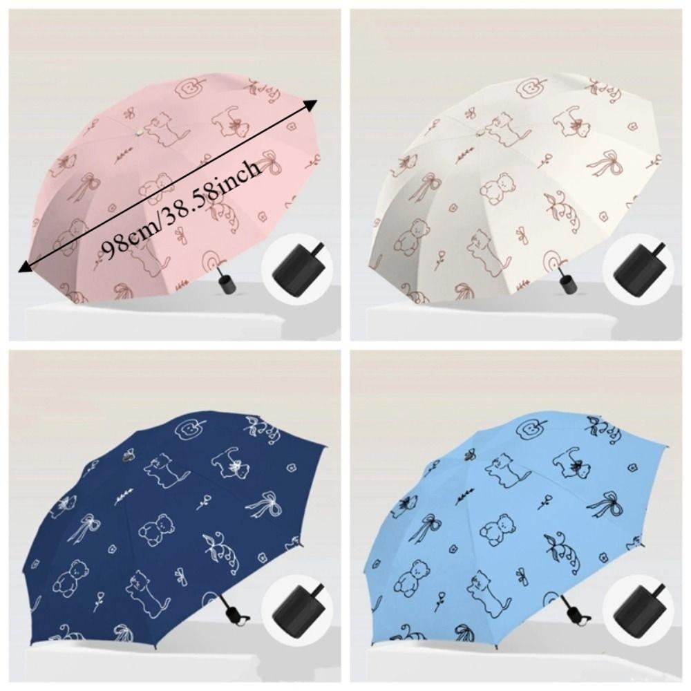 Sun Protection Dual-Use Umbrella UV Protection Folding Umbrella Travel Rain Umbrella  Beach