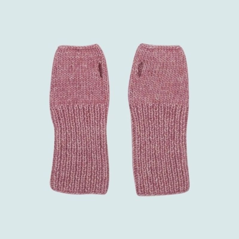 ETERNAL EMOTION SIGNATURE LABEL HANDMADE WOOL WARMER (pink MELANGE)