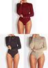 Premium Quality Long Sleeve Basic Jersey Bodysuit For Effortless Versatility
